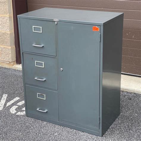 metal cabinet with combination lock